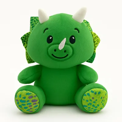 Produktbild von Kuscheltier Dinosaurier 17 cm grün – Weiches Plüschtier Stofftier