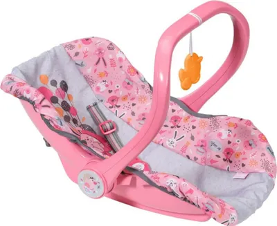 Produktbild von BABY born Babyschale rosa / grau, Puppen Babytrage fr 36 und 43 cm Puppen