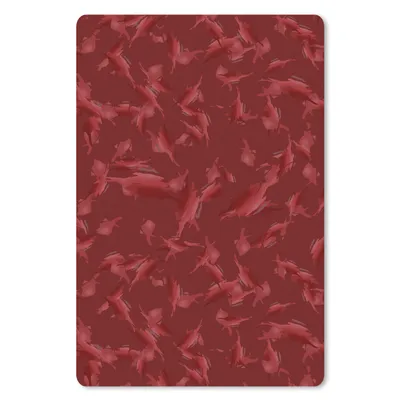 Produktbild von MuchoWow® Mauspad Mousepad Muster - Rot - Camouflage 18x27 cm - Mousepads - Maus Mat - Pad - Mausunterlage