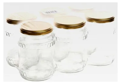 Produktbild von Einmachgläser mit Deckel - Schraubdeckel 82 mm - 720 ml - Vorratsgläser - Gurkengläser - 16 Stück