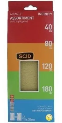 Image de Patin Auto-agrippant Scid Assortiment Grains Ponçage - Scid