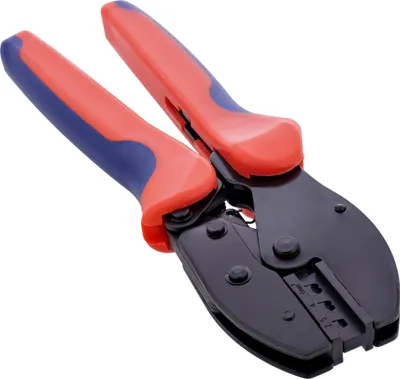 Produktbild von InLine Crimpzange für Solar Photovoltaik PV4 MC4 Steckverbinder, Schwarz, Blau, Rot, 75 mm, 220 mm, 25 mm, 220 mm, 438 g