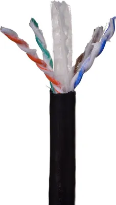 Immagine prodotto di ALANTEC KIU6OUTZ305 Cavo di rete 305 m Cat6 U/UTP (UTP) Nero