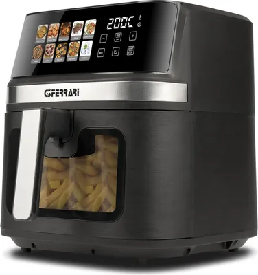 Image de G3 Ferrari Friggisano 8L Unique 1700 W Friteuse d’air chaud Noir
