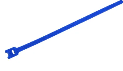 Obrázek produktu pro Velcro ONE-WRAP, Uvolnitelná stahovací páska, Polypropylen (PP), Sychý zip, Modrá, 200 mm, 13 mm, 25 kusů