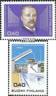 Produktbild von Briefmarken Finnland 1968 Mi 649,650 (kompl.Ausg.) postfrisch Merikanto