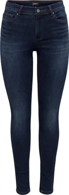 Produktbild von ONLY Damen Jeans-Hose OnlWauw Mid Sk Dnm Bj581 Noos Denim Skinny Fit-Jeans, Farbe:Blau, Jeans/Hosen :XL / 34L