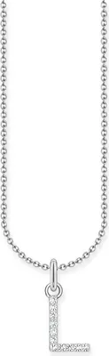 Thomas Sabo KE2251-051-14-L45V Damen-Halskette mit Buchstaben-Anhänger L Silber 1