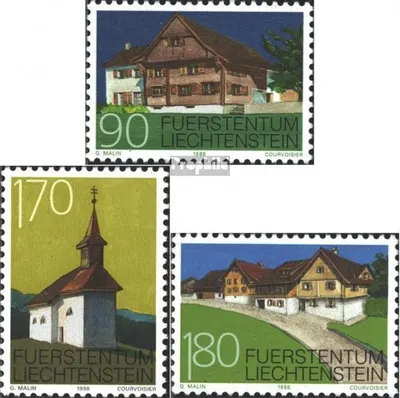 Produktbild von Briefmarken Liechtenstein 1998 Mi 1186-1188 (kompl.Ausg.) postfrisch Baudenkmäler