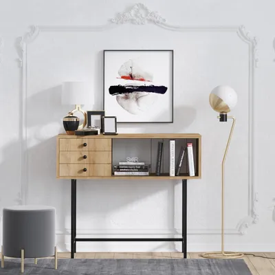 Produktbild von Skye Decor, Paco, Anrichte, Eiche, 100 % MELAMINBESCHICHTETE SPANPLATTEN, 100 x 85 x 35 cm