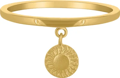 Produktbild von cai Ring 925/- Sterling Silber gelb 050 (15,9) ohne 274270234