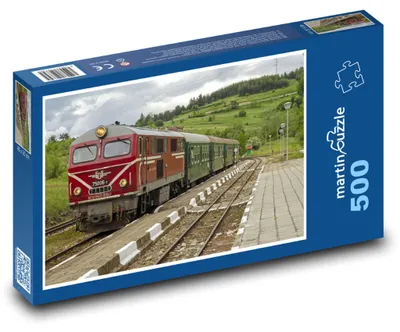 Obrázok produktu pre Puzzle 500 Vlak na stanici v Bulharsku - martinpuzzle