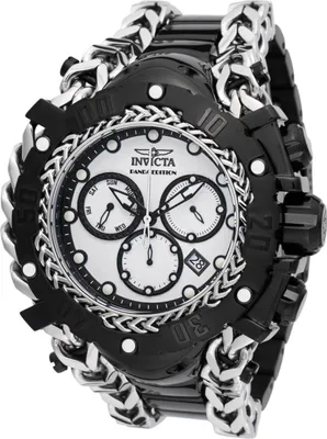 Obrázok produktu pre Invicta Gladiator - PANDA 48612 Pánske Hodinky - Quartz Hnutie - Nerezová Oceľ s Bielym Ciferníkom - 58 mm
