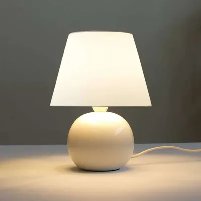 Produktbild von Opviq, 241791, Schreibtischlampe, Creme, METALLKÖRPER, 22 x 22 x 30 cm