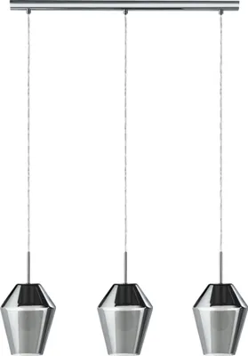 Produktbild von EGLO Pendelleuchte Murmillo, 3 flammige Hängelampe, Hängeleuchtet, Esstischlampe, Wohnzimmerlampe hängend mit E27