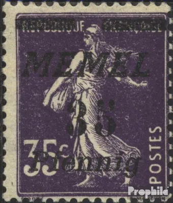 Produktbild von Briefmarken Memelgebiet 1922 Mi 84 postfrisch Aushilfsausgabe