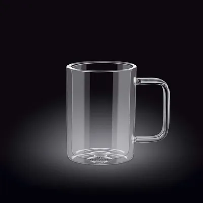 Produktbild von Szklany kubek termiczny Wilmax, dwuścienny, 400 ml, WL-888720/A