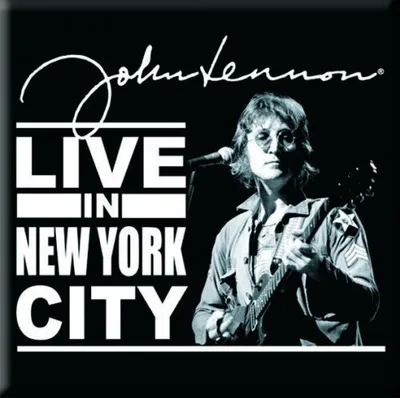 Produktbild von John Lennon Live in New York City Magnet