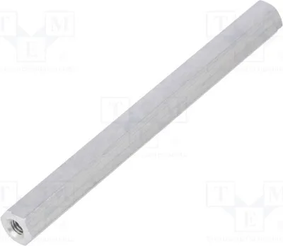 Produktbild von 10x Distanzmuffe mit Gewinde 65mm Innengew: M3 sechskant 135X65 Distanzelemente au