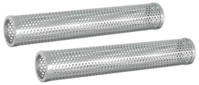 Produktbild von vidaxl Räucherrohr 2 Stk. Ø 5 x 30 cm Edelstahl 304 Silber