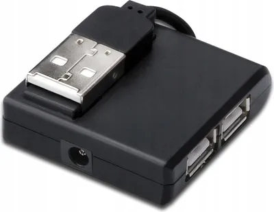 Obrázek produktu pro Microconnect MC-USB2.0HUB4P, USB 2.0, USB 2.0, 400 Mbit/s, Černá, 20 g, 157 mm