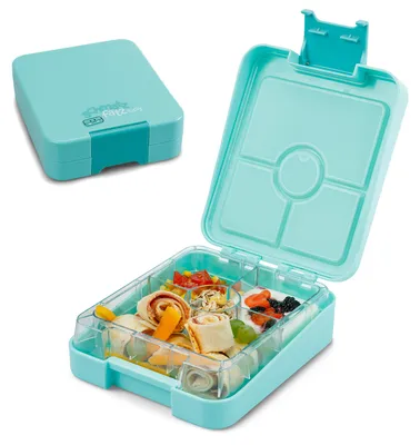 Immagine prodotto di Schmatzfatz Easy, scatola per il pranzo senza BPA, per la merenda, per la scuola, per i viaggi, turchese