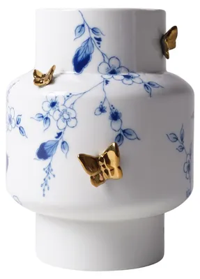 Produktbild von Heinen Delfts Blauw – Vase Vlindergoud 17 cm