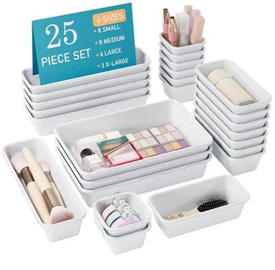 Produktbild von 25-teiliges Organizer-Set für Schubladen und Schränke