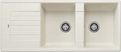 Image de Blanco Zia 8 - Évier en silgranite, 1160x500 mm, blanc 527209