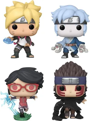 Image de Pack POP exclusif Boruto avec 4 figurines à collectionner