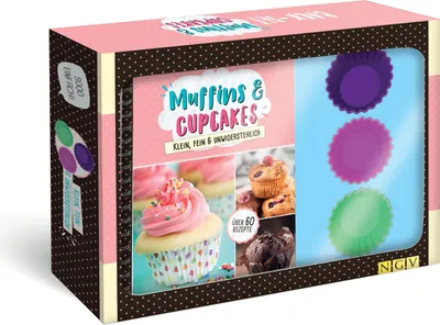 Produktbild von Back-Set Muffins & Cupcakes. Klein, fein und unwiederstehlich