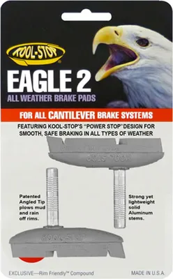 Immagine prodotto di Pastiglie freno Kool-Stop C2 Eagle 2 Cantilever, L=64,1 mm asimmetriche, per cerchi in alluminio, argento