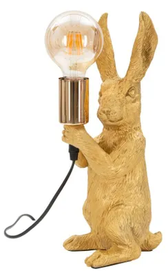 Produktbild von Mauro Ferretti Tischlampe, Kaninchenmotiv, Fassung E27, 13x17x35,5 cm