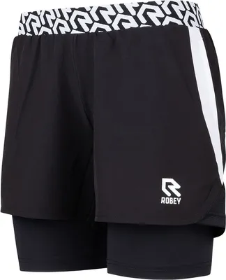 Produktbild von Robey Gym Shorts Damen - Schwarz  | Größe: XL