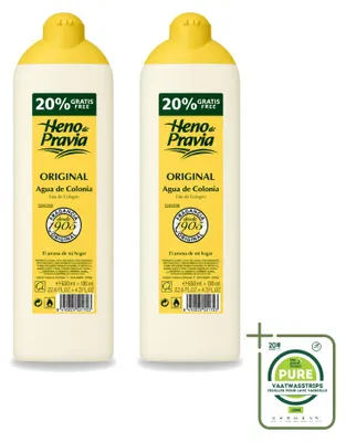 Productafbeelding van 2 x Heno de Pravia Cologne Original - 780 ml - Grote verpakking - 2 stuks