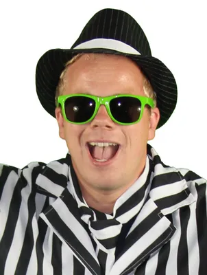 Produktbild von grüne Party Brille 80er Damen und Herren