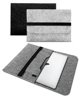 Produktbild von Sleeve Hülle für Apple MacBook Pro 16 Tasche Filz Notebook Cover 16 Zoll CaseNotebook Sleeve Farbe:Dunkel Grau