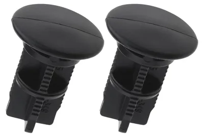 Zdjęcie produktu dla 2 sztuki kołków zawiasowych do pokryw pojemników na śmieci, wymiary 43 x 18 mm