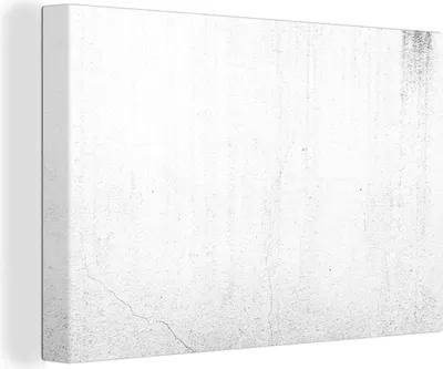 Produktbild von OneMillionCanvasses® - Leinwandbilder - 150x100 cm, Beton - Strukturiert - Weiß - Grau - Industriell, Wandbilder Kunstdruck Wanddekoration