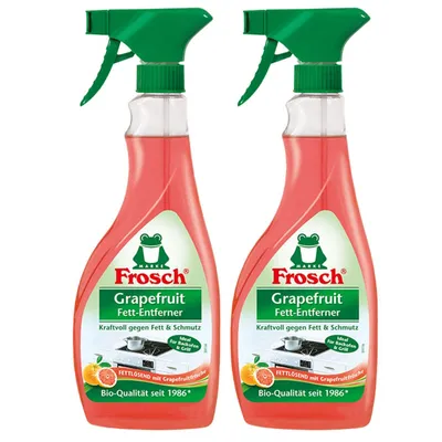Produktbild von Frosch Fett-Entferner Grapefruit 500ml kraftvoll gegen Fett & Schmutz (2er Pack)