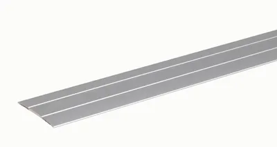 Produktbild von Alberts Übergangsprofil | selbstklebend, mit zwei Rillen | Aluminium, silberfarbig eloxiert | 900 x 38 mm
