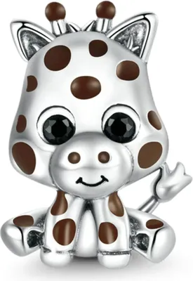 Produktbild von Gnoce Charm Baby Giraffe FLC142 Silber