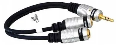 Obrázek produktu pro Vitalco Kabel EK1790 Stereo 3,5mm 2x Jack 15cm