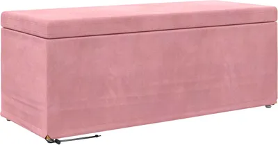 Imagen del producto de Taburete Rosa 101 x 41 x 40 cm Terciopelo y Madera Fabricada