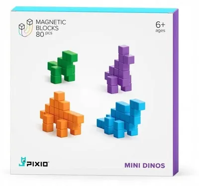 Obrázok produktu pre Mini dinosaury Magnetická stavebnica