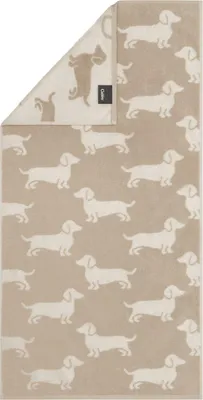 Produktbild von Cawö Handtuch We love Dogs 6246 Farbe natur/beige Größe 50x150