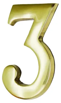 Produktbild von Edm Nummer 3 10 Cm Golden Kinder Golden One Size