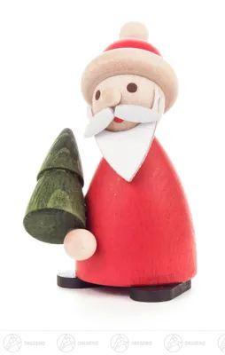 Obrázek produktu pro Vánoční miniatura Ruprecht se stromkem Výška cca 7,5 cm NOVINKA
