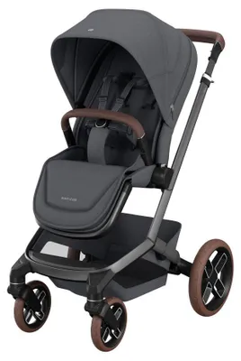 Produktbild von Maxi-Cosi Fame Kinderwagen ab der Geburt, Erstklassiger Komfort, LumiRide System, SlideTech Travelsystem, Unterwegs aufladen, Twillic Graphite