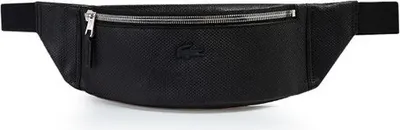 Obrázek produktu pro LACOSTE kožená taška přes rameno Chantaco Waistbag Black black černá
